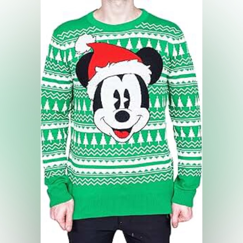 Disney Mickey Mouse‎ Christmas Ugly Holiday Sweater - Picture 10 of 10